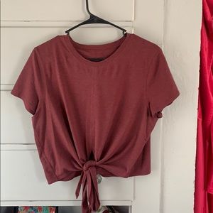 Lulu lemon tie shirt